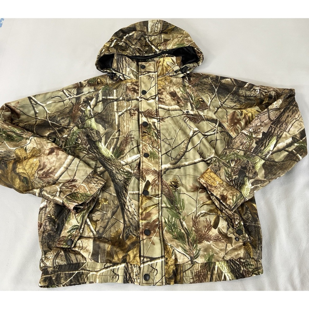 Remington Hardwoods Woodland‎ Camo Hunting Jacket Mens Sz Medium